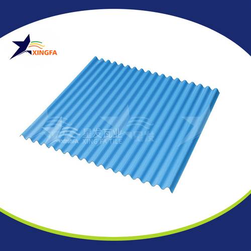 上海加工简易3.0mm厚波浪塑料瓦 防火耐候pvc波浪复合防腐瓦 星发品牌生产销售  