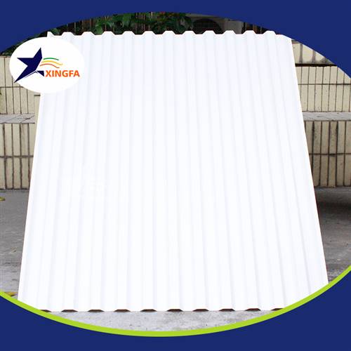 上海加强版3.5厚度蓝面白底PVC塑料瓦 陶瓷原料化工厂用pvc波纹瓦 出厂价直销全国
